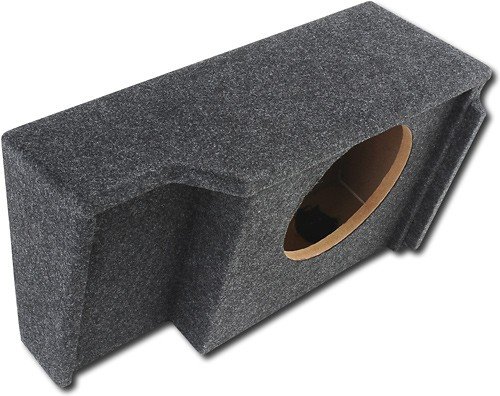 ATREND - 12&quot; Single Sealed Subwoofer Enclosure for 1999 or Later GM Extended Cab Trucks - Charcoal