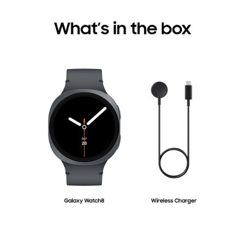 Samsung Galaxy Watch8 Aluminum Smartwatch 44mm LTE - Free 2 years data and texting included - Graphite - (2025) BUY IN SINGAPORE