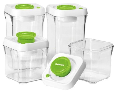  Cuisinart - FreshEdge 8-Piece Vacuum-Seal Food Storage System - Green