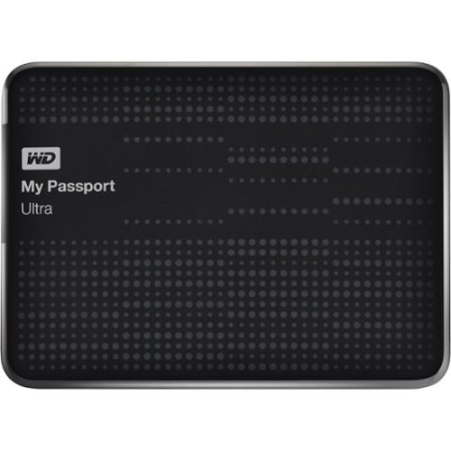  WD - My Passport Ultra 500GB External USB 3.0 Hard Drive - Black