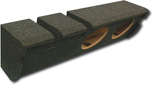  ATREND - 10&quot; Dual Sealed Subwoofer Enclosure for 2000 - 2003 Ford Supercab Trucks - Charcoal