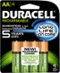 Duracell - Rechargeable AA Batteries (4-Pack)-Front_Standard