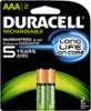 Duracell - Rechargeable AAA Batteries (2-Pack)-Front_Standard