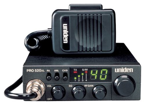 Uniden - 40-Channel Compact CB Radio - Black