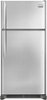 Frigidaire - Gallery 18.3 Cu. Custom-Flex Top-Freezer Refrigerator - Stainless Steel-Front_Standard