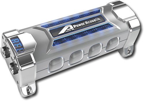  Power Acoustik - 5-Farad Capacitor - Silver