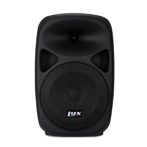 Lyxpro - 8 Inch Rechargeable Battery PA Speaker, PA System W/Equalizer SD Slot & Built-in Bluetooth-Front_Standard 