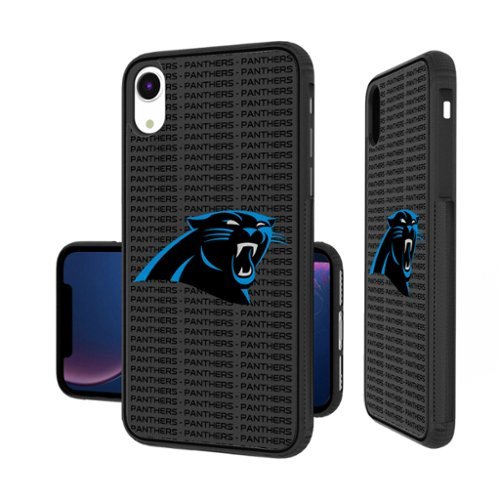 Keyscaper - NFL - Carolina Panthers iPhone Text Backdrop Design Bump Case - 16 Pro Max - Multicolor-Front_Standard 