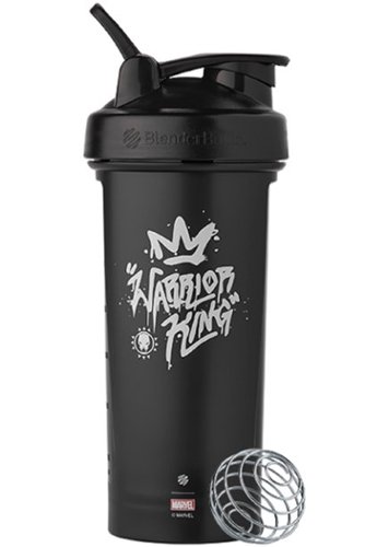 BlenderBottle Warrior King Classic V2 - 28oz. - Black INTERNATIONAL SHIPPING