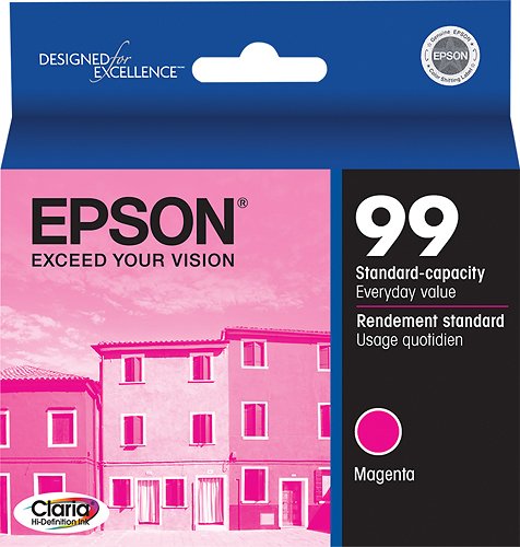  Epson - 99 Standard Capacity - Magenta Ink Cartridge - Magenta