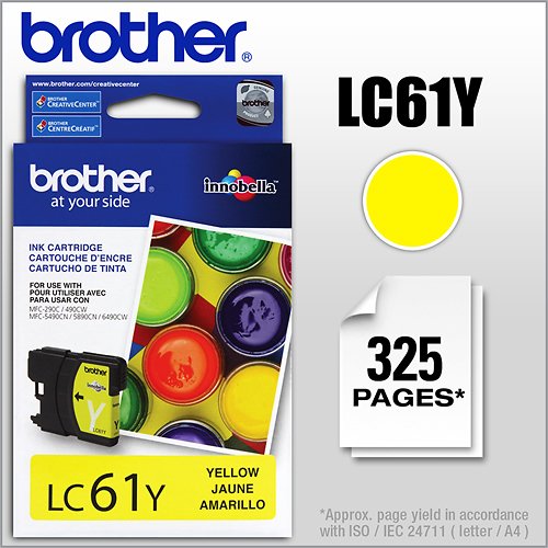  Brother - LC61Y Ink Cartridge - Yellow