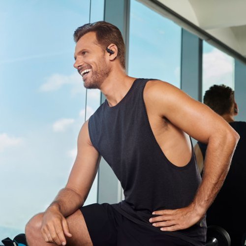 Shokz OpenFit Pro Open-Ear True Wireless Active Noise Reduction Earbuds - Black BUY ONLINE