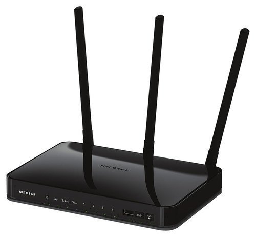  NETGEAR - AC750 Dual-Band Wi-Fi Router - Black