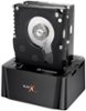 Thermaltake - BlacX Duet Hard Drive Enclosure Docking Station - Black-Front_Standard