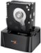 Thermaltake - BlacX Duet Hard Drive Enclosure Docking Station - Black-Front_Standard