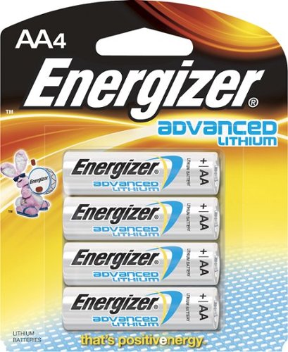  Energizer - Advanced Lithium AA Batteries (4-Pack)