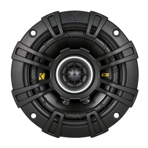  KICKER - CS Series 4&quot; 2-Way Car Speakers with Polypropylene Cones (Pair) - Black