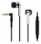 Sennheiser - CX 2.00i Wired Earbud Headphones - Black-Front_Standard