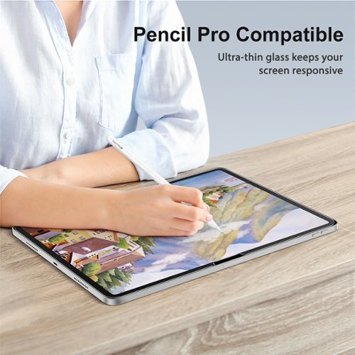 Sodi [2+2 Pack] Ultra HD Screen Protector for iPad Pro 2024 + Lens Protector, [Anti-Scratch] [Case Friendly] Tempered Glass - Clear BUY ONLINE