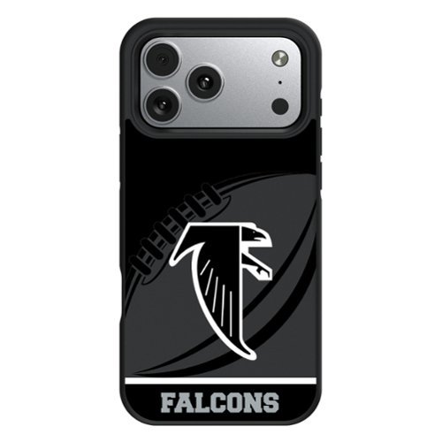 Keyscaper - NFL - Atlanta Falcons Bump Case with 8.2ft Drop Protection - 16 Pro Max - Multicolor-Front_Standard 