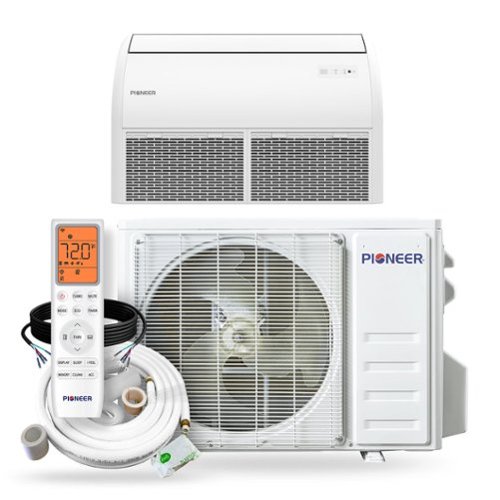 Pioneer - Quantum Ultra 24,000 BTU 2 Ton 20 SEER Floor/Ceiling Mini-Split Air Conditioner Heat Pump System Full Set-Front_Standard 