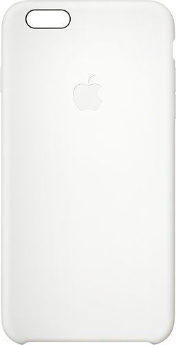  Apple - Silicone Case for Apple® iPhone® 6 Plus - White