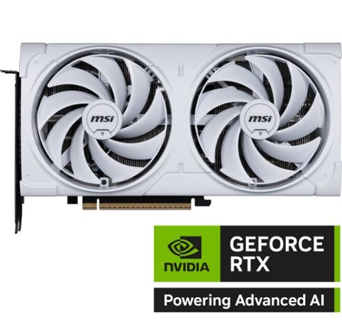 MSI NVIDIA GeForce RTX 5070 12G VENTUS 2X OC 12GB GDDR7 PCI Express Gen 5 Graphics Card - White SHOP ONLINE