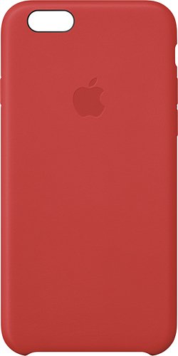  Apple - Leather Case for Apple® iPhone® 6 - Red
