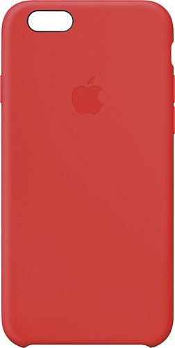  Apple - Silicone Case for Apple® iPhone® 6 - Red
