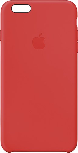  Apple - Silicone Case for Apple® iPhone® 6 Plus - Red