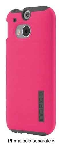  Incipio - DualPro Hard Shell Case for HTC One (M8) Cell Phones - Pink