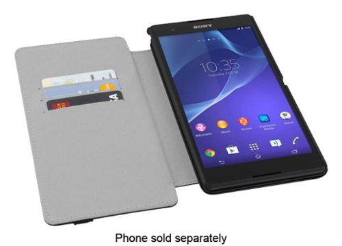  Incipio - Watson Wallet Folio Case for Sony Xperia T2 Ultra Cell Phones - Black