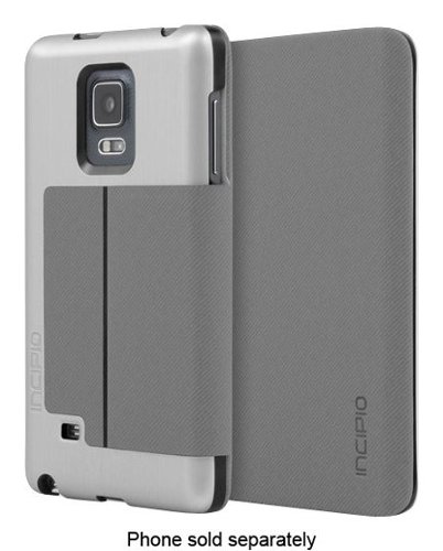  Incipio - Highland Folio Case for Samsung Galaxy Note Edge Cell Phones - Silver/Charcoal