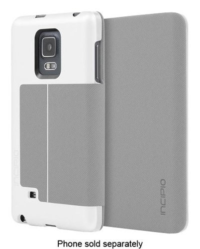  Incipio - Highland Folio Case for Samsung Galaxy Note Edge Cell Phones - White/Stone