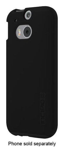 Incipio - DualPro Hard Shell Case for HTC One (M8) Cell Phones - Black-Front_Standard 