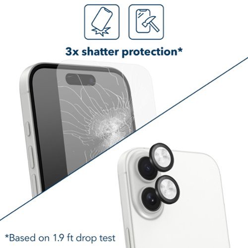 Insignia™ Glass Screen Protector with Lens Protection for Apple iPhone 17(3-Pack) - Clear GLOBAL SHIPPING