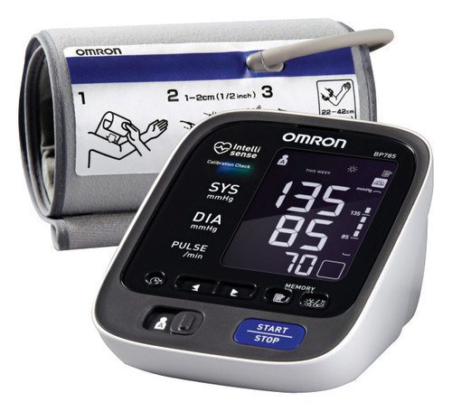  Omron - 10 SERIES Advanced Accuracy Upper Arm Blood Pressure Monitor - Gray/White/Black