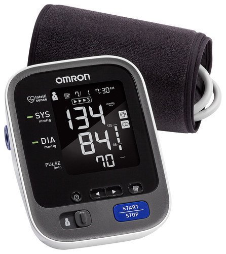  Omron - 10 SERIES CONNECTED Advanced Accuracy Upper Arm Blood Pressure Monitor - Gray/White/Black
