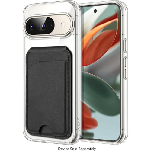 SaharaCase Venture Series Wallet Case for Google Pixel 9/9 Pro - Clear/Scorpion Black HOW TO BUY