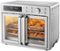 Midea - Flexify French Door Air Fryer, Pizza Oven and Toaster Oven, New - Stainless Steel-Front_Standard
