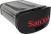 SanDisk - Ultra Fit 64GB USB 3.0 Flash Drive - Black/Silver-Front_Standard