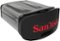SanDisk - Ultra Fit 64GB USB 3.0 Flash Drive - Black/Silver-Front_Standard