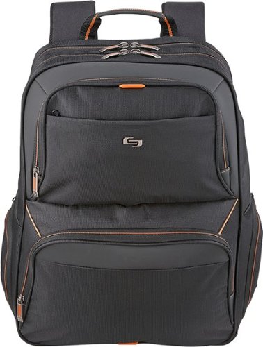  Solo New York - Urban Laptop Backpack - Black/Orange