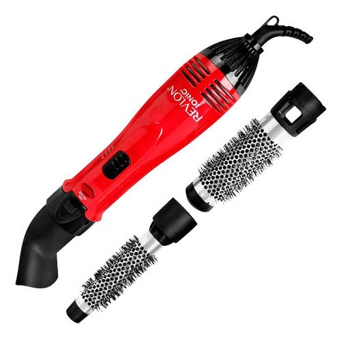  Revlon - Shine-Enhancing Hot Air Brush Kit - Red