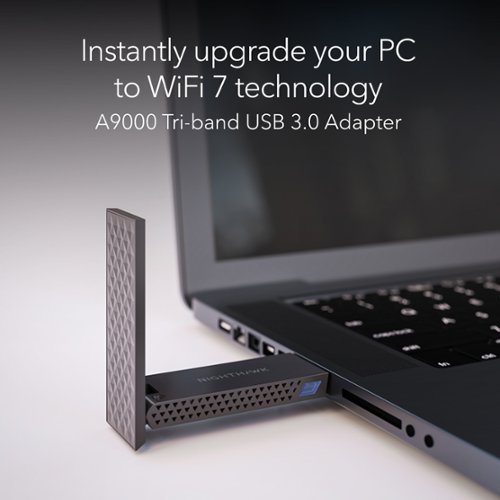 NETGEAR Nighthawk A9000 Wi-Fi 7 USB 3.0 Adapter - Black WORLDWIDE DELIVERY