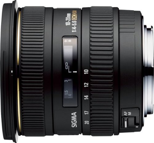  Sigma - 10-20mm f/4-5.6D EX DC HSM AF Lens for Nikon Digital SLR Cameras - Black
