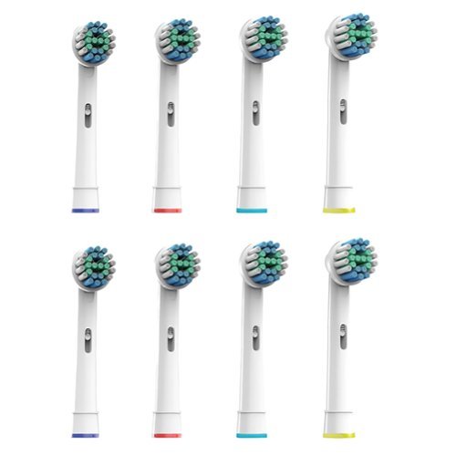  Pursonic - Pack Power Sensitive Replacement Brush Heads for Oral-B - White