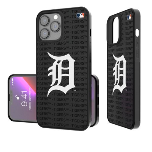 Keyscaper - MLB - Detroit Tigers iPhone Text Backdrop Design Bump Case - 16 Pro Max - Multicolor-Front_Standard 