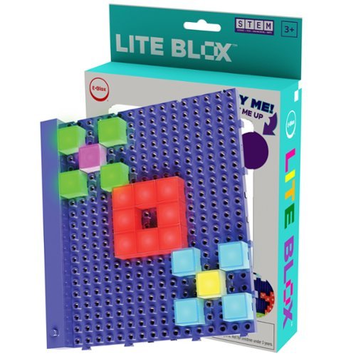 E-Blox Lite Blox: BYO Light Mosaics - 30pcs, Colorful LED Toy, Ages 3+ WORLDWIDE DELIVERY