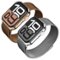 Vena - 2 Pack For Apple Watch Band Series 10 42mm, Stainless Steel Watch Band Series 11 41mm 9/8/7 iWatch 40mm Silver+Rose Gold - Multi-Front_Standard